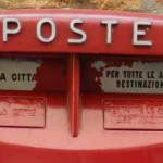 Roter Postkasten