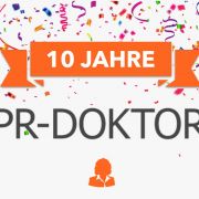 PR-Doktor wird 10 Jahre alt