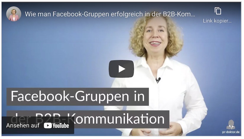 Video Facebook-Gruppen