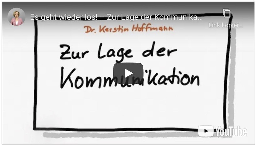 Neustart Zur Lage der Kommunikation auf YouTube