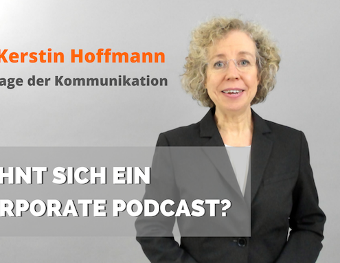 Titelbild Lohnt sich ein Corporate Podcast