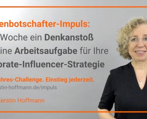Markenbotschafter-Impuls: Titelbild der 1-Jahres-Challenge