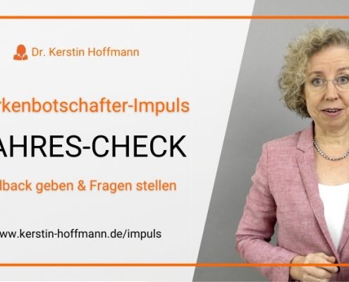 Markenbotschafter-Impuls: Jahres-Check