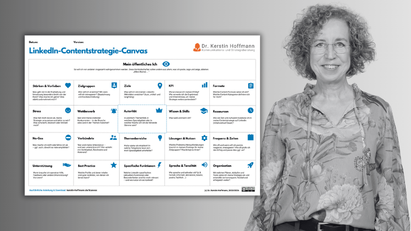 Titelbild LinkedIn-Contentstrategie-Canvas