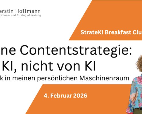 Titel: Meine Contentstrategie: Mit KI, nicht von KI
