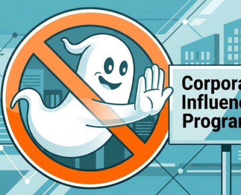 Abwehr gegen ein Corporate-Influencer-Programm