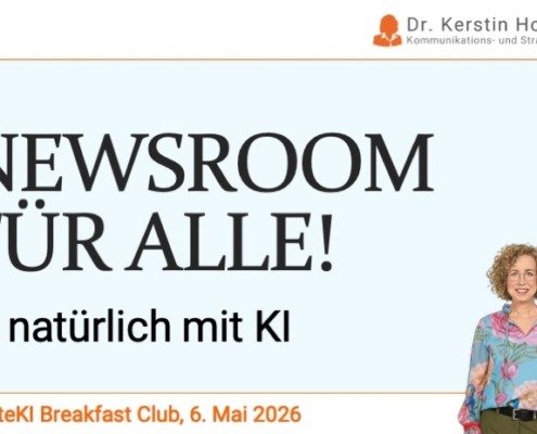Vortrag NEWSROOM FÜR ALLE!